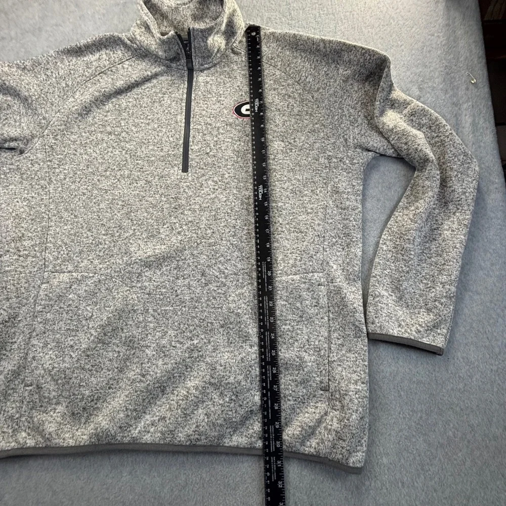 League Quarter Zip Fleece Pullover Georgia Bulldogs G Logo Mens 2XL‎
